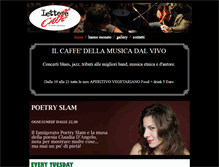 Tablet Screenshot of letterecaffe.org